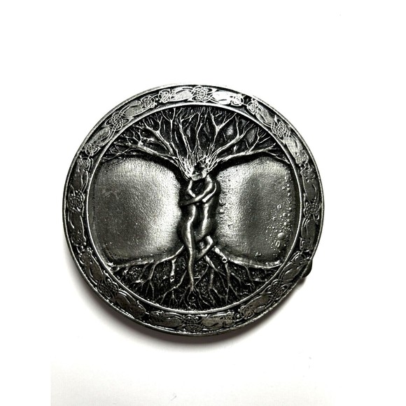 Bergamot Buckle - Tree Of Life Belt Buckle - D-262 Made In The USA 2006 - Picture 3 of 9